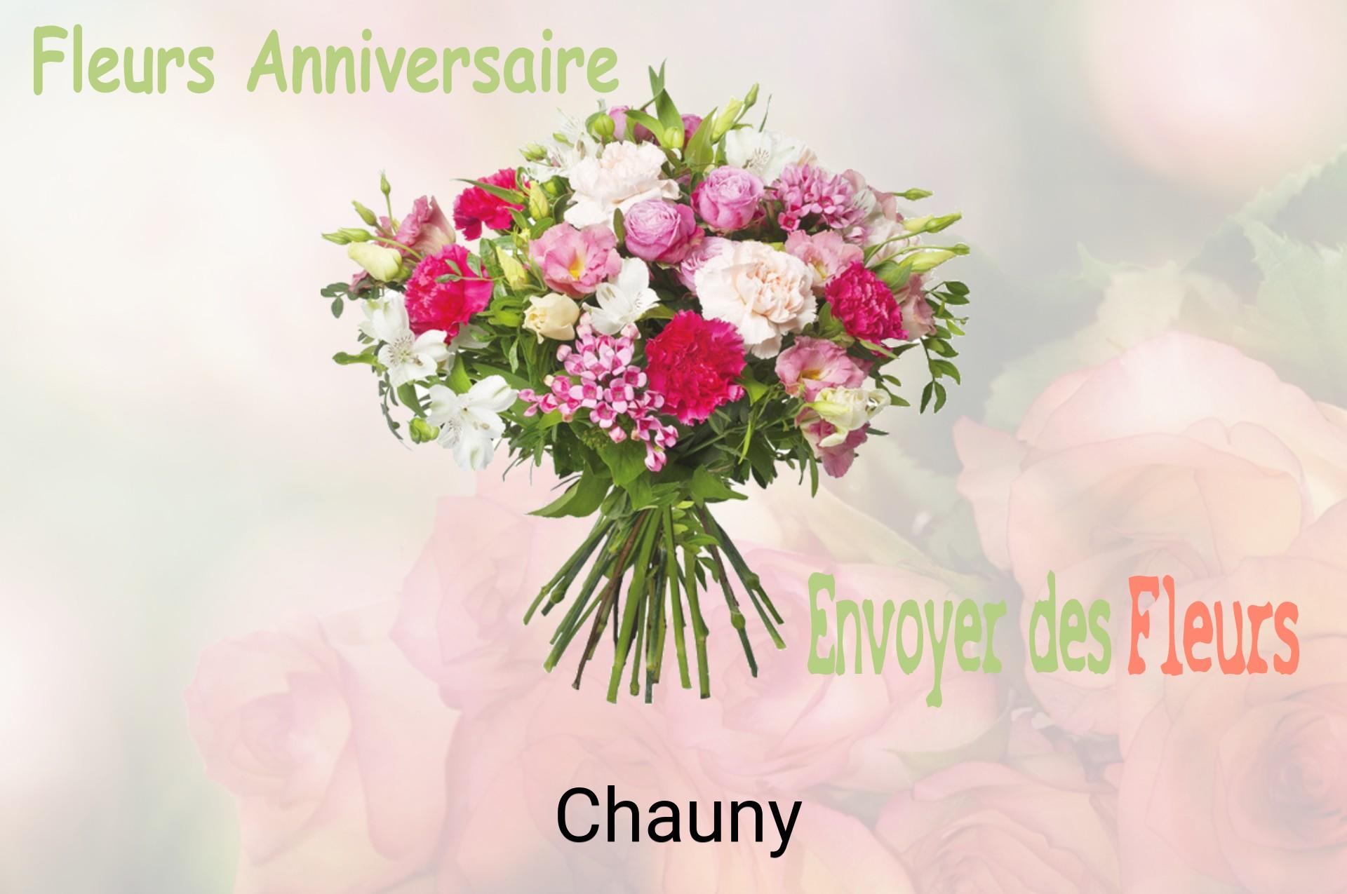 Bouquet de fleurs d’anniversaire livré à Chauny